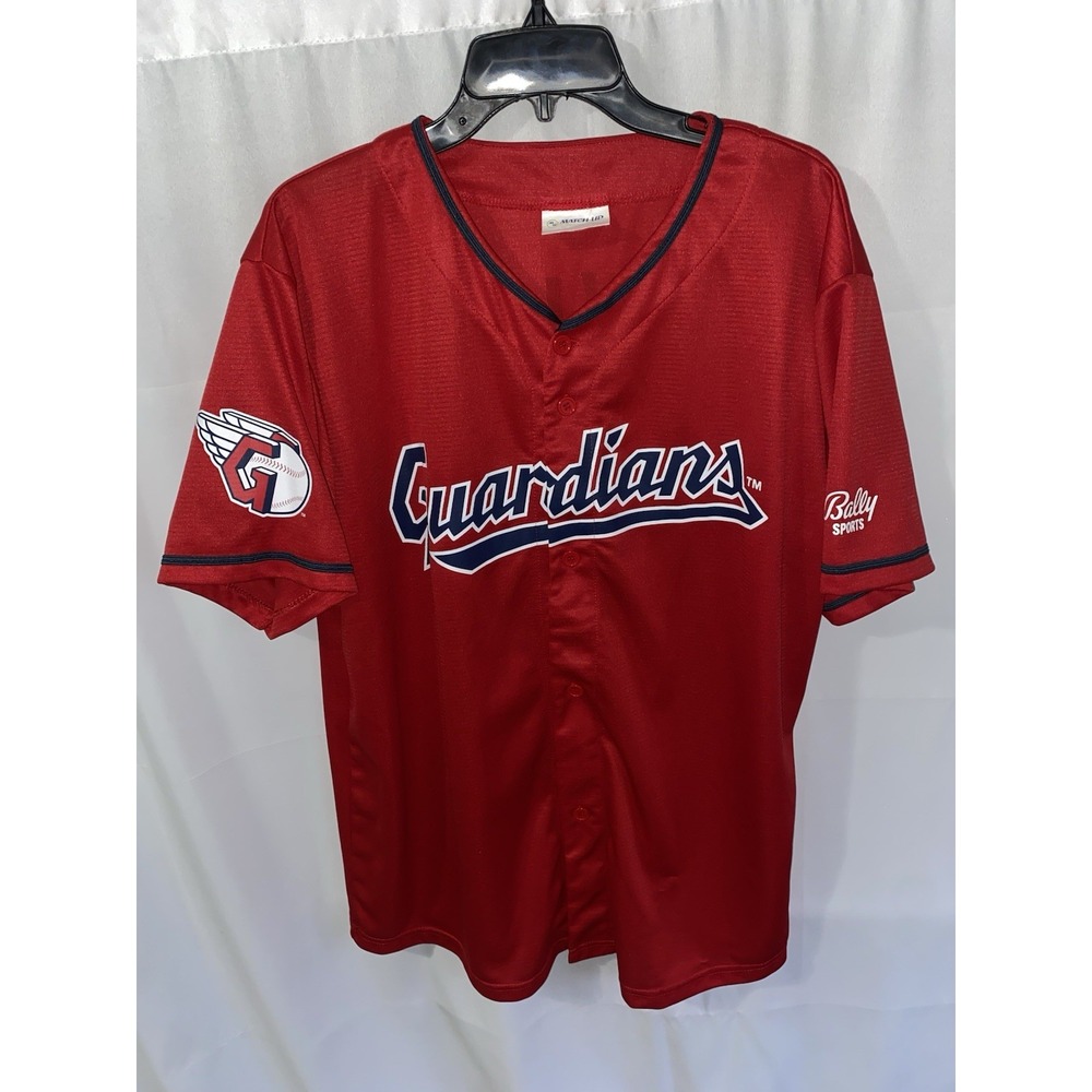 Cleveland Guardians #22 Josh Naylor Red SGA Giveaway Promo Jersey XL Bally Sport